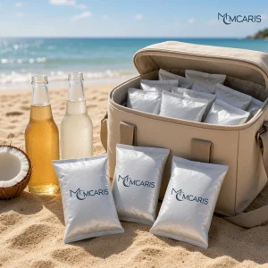 3'lü Buz Jeli Soğutucu Paket Seti - Soft Ice Pack Jel Buz Torbası (Gümüş Beyaz) - Görsel 2