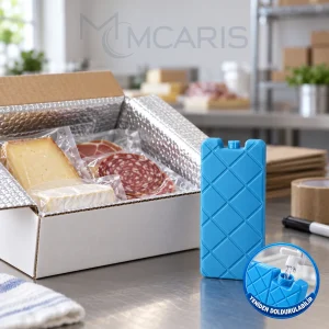 Doldurulabilir Buz Aküsü - Dondurucu Buz Kasedi Ice Box Soğutucu Blok (Mavi)