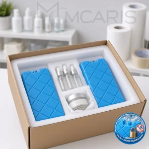 2'li Kilitli Buz Aküsü Seti - Dondurucu Buz Kasedi Ice Box Soğutucu Blok (Mavi)